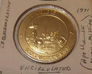 ApoLLo  XV  1971年　コイン Apollo 15 Coin for sale | eBay