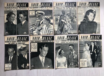 15x SCHWARZ-WEISS Zeitschriften Jahrgang 1956 (1. Halbjahr) Rita Hayworth Mistinguett