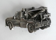 Vintage 1980 Belt Buckle Tow Truck Chicago  235 Great American Buckle Co.