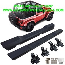 PEDANE LATERALI SOTTOPORTA ANTISCIVOLO LOOK RETRO' JEEP WRANGLER JK 07-17