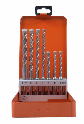 Projahn Hammerbohrer-Set 7tlg SDS-plus Ø 5-12mm Profi Beton Mauer Stein Rocket 3