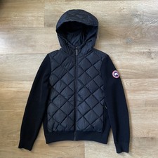 Canada Goose Women’s Hybridge Quilted Knit Hoody Black Xs Worn Once Rrp £675