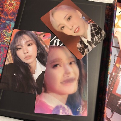mamamoo reality in black album wheein moonbyul solar photocard full set 