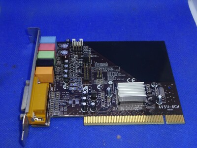 C MEDIA AV511-6CH 5.1 6 Channel PCI Sound-Karte # GK3264
