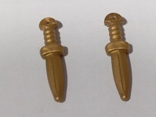 PLAYMOBIL X3 DAGGERS GOLDEN DAGGERS ROMAN ROMAN EGYPTIAN BUCKWHEAT MEDIEVAL