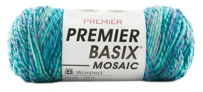 Premier Basix Mosaic Yarn-Sea - 3 Pack