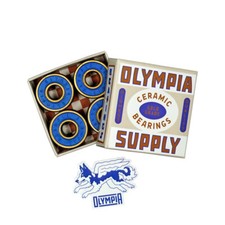 Olympia Supply Skateboard Bearings Gold Grade...