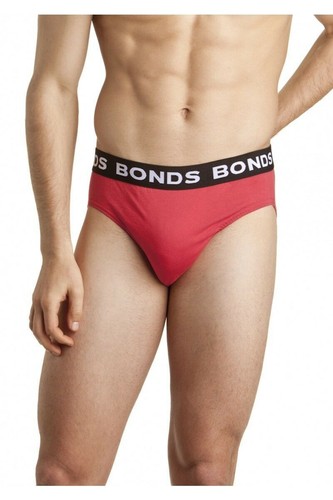 Bonds Mens 5 Pairs Hipster Underwear Mens Briefs Black Red Blue S M L Xl Xxl - Picture 4 of 24