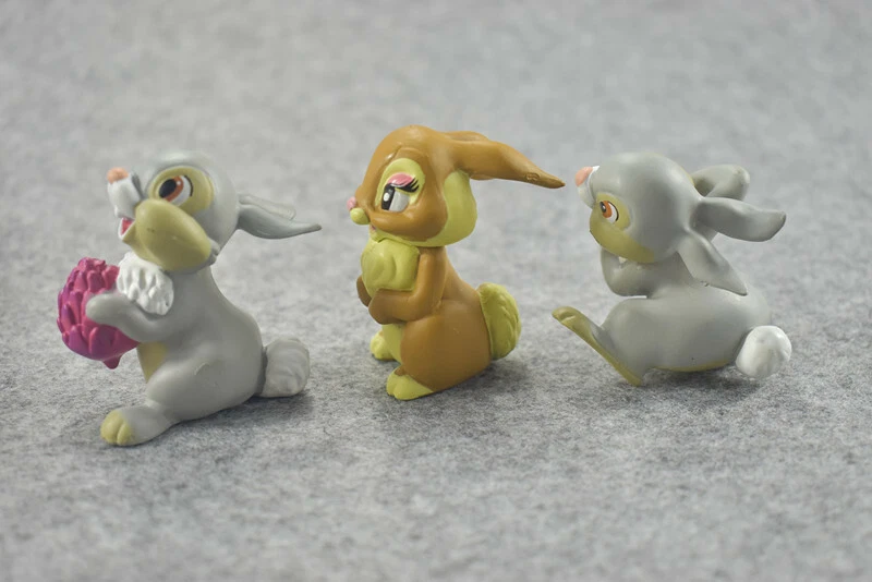 Catoon Bambi Thumper Plástico Surtido 7 piezas Figuras Decoración de Pasteles Fiesta Regalo Juguetes Foto 3 de 4