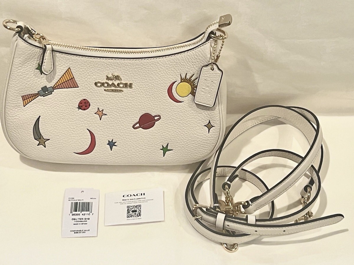 NEW Coach X Observed By Us Teri Shoulder Bag, Gold/Chalk/Novelty