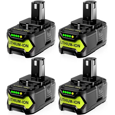 4X For RYOBI 18V Battery for One+ Plus P108 18 Volt High