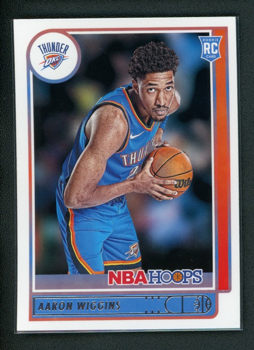 2021-22 AARON WIGGINS PANINI HOOPS ROOKIE RC #247