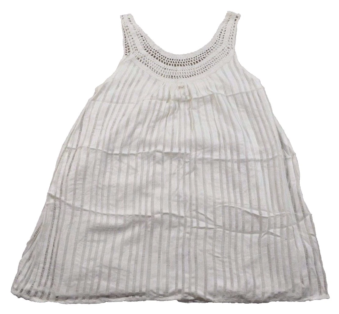 OFF WHITE Abito Billabong SALTY SHORES DRESS Cool Whip Off bianco avorio senza maniche junior