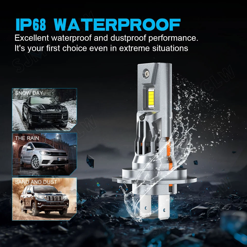 For Mercedes-Benz ML350 2003-2015 LED Headlight High Low Beam Combo 4 Bulbs Kit - Image 4 of 4