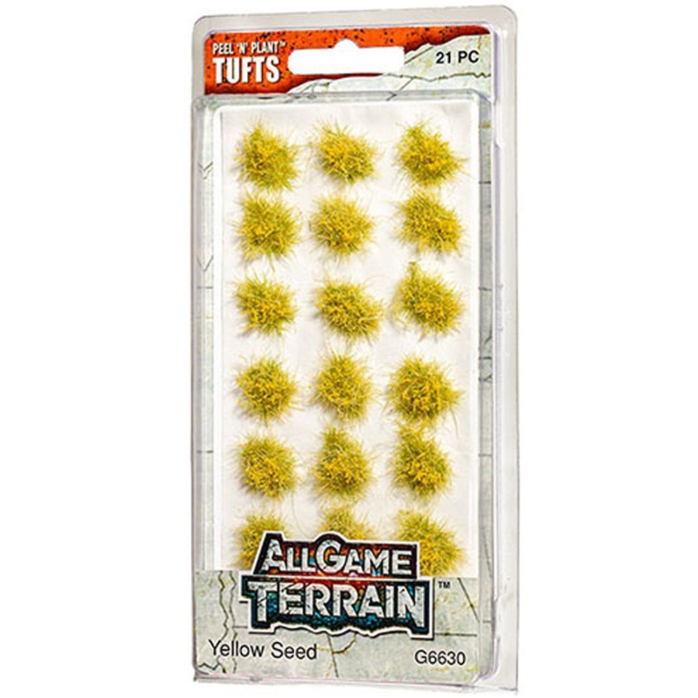 All Game Terrain Yellow Seed Tufts Wargaming Scenery Dioramas Model Railways