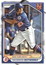 2024 Bowman #BP-59 Daiverson Gutierrez Prospects l2