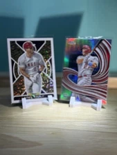 Los Angeles Angels Mike Trout 7 Baseball Card lot MLB Topps Heritage Chrome