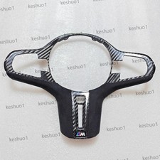 FITS BMW X3 X4 G01 G02 M40i M40d CARBON ALCANTARA ID6 HEATED STEERING WHEEL TRIM