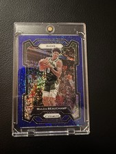 2023-24 Panini Prizm - MarJon Beauchamp #259 Blue Sparkle Prizm /144
