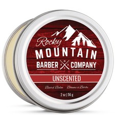 Beard Balm - Classic Unscented - 100 Natural - Premium Wax Blend with Nutrie...
