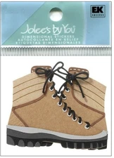 Hiking Boots, scrapbook 3D embellishment - Jolee's by You FD007