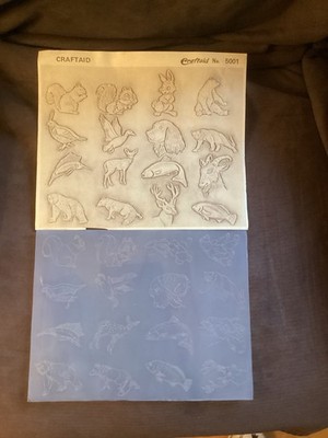 Craftaid Leather Template Design #5001 Woodland Animals