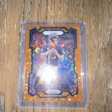 2023 Panini Prizm Davis Mills #117 Disco Prizm Orange Houston Texans