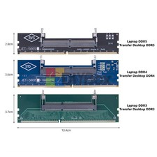 DDR3 DDR4 DDR5 Laptop to Desktop Memory Adapter Card SO-DIMM To PC DIMM Card