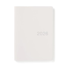 MUJI 2026 Monthly/Weekly Planner B6 White Gray 84854217