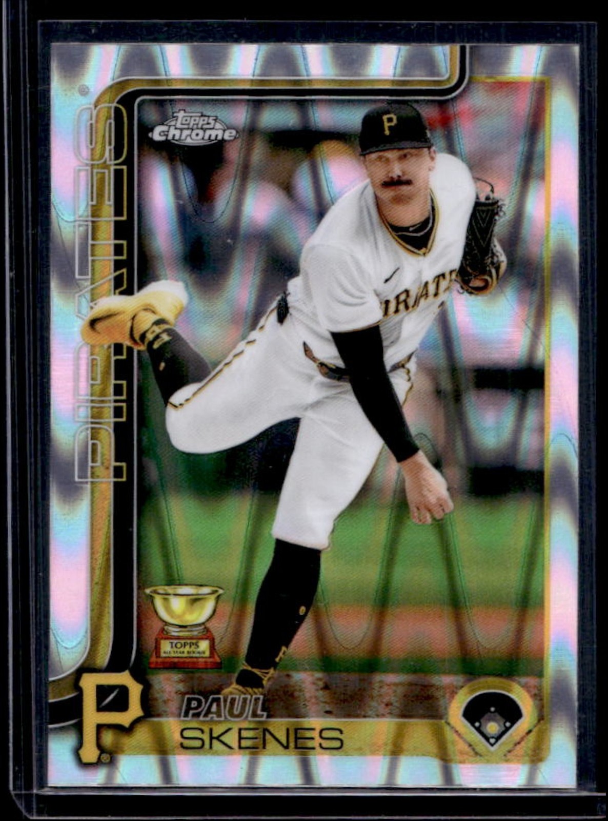 2025 Topps Chrome Paul Skenes RayWave Refractor #300 Pirates