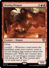 MTG Nesting Dragon  - Outlaws of Thunder Junction Commander #176