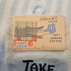 Blue Q Women's Crew Socks Combed Cotton Graphic "Take No S##t" Size 5-10 — photo 2