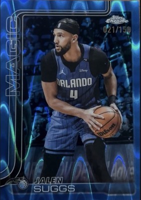 2025-26 Topps Chrome - Jalen Suggs #115 Blue Refractor /150