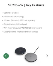 Yealink VCM36-W Wireless Video Conferencing Microphone Array