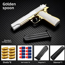 Toy Pistol Shell Ejection Foam Dart Blaster Soft Bullet Outdoor Game Gift