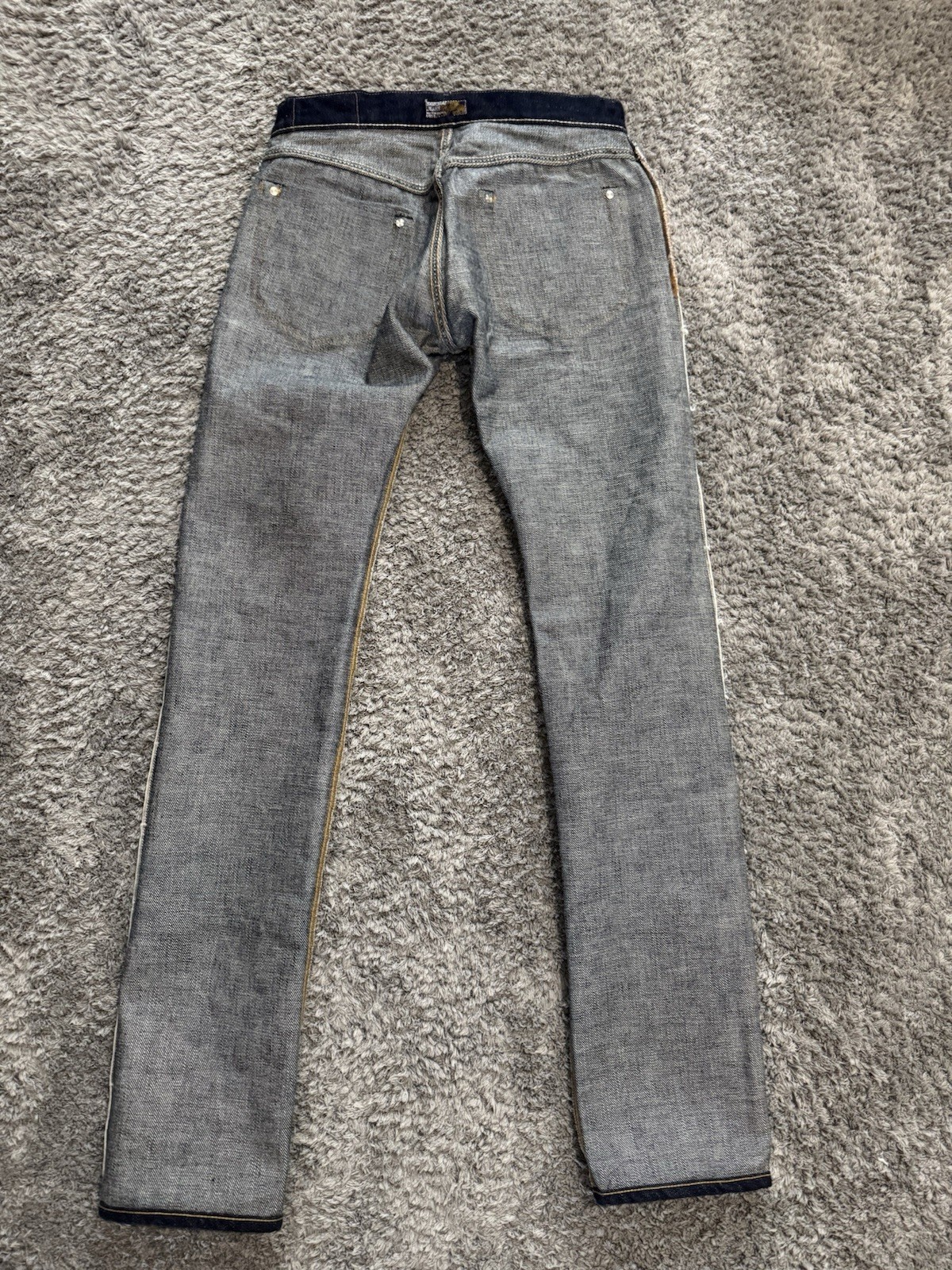 Samurai Jeans S003jp Yamato 21OZ Selvedge Denim Slim Indigo One Wash 31/36