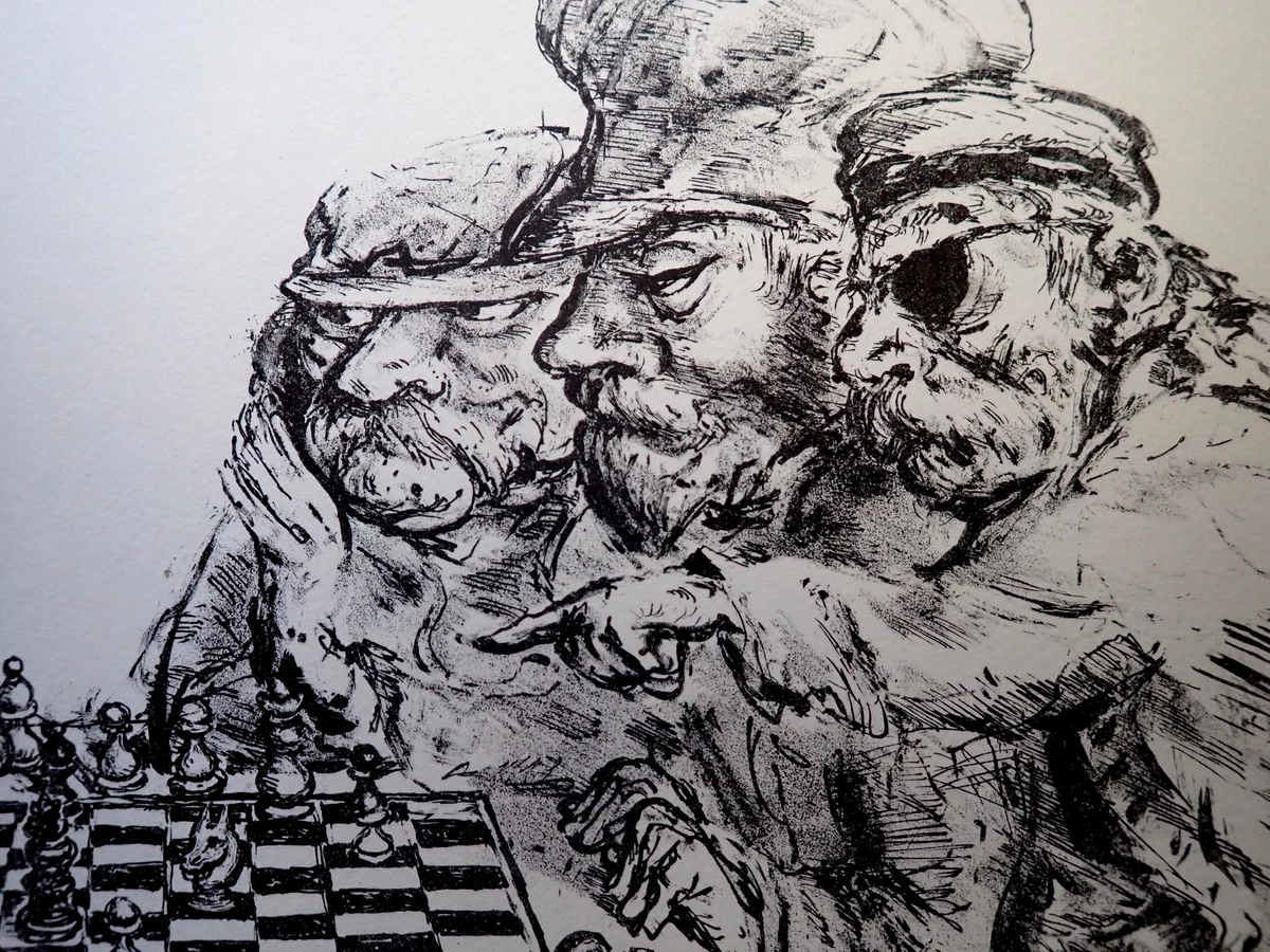 LLL! "Die "Wilhelm II. u. die vaterlandslosen Gesellen" Schach SPD A. Paul Weber