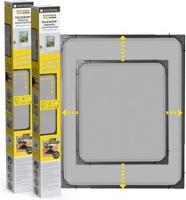 EASYmaxx Insektengitter Fliegengitter Fenster Gitter Teleskop Rahmen 2er Set ++