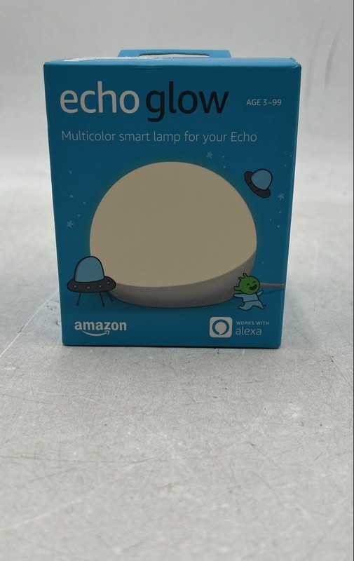 Amazon Echo Glow White Wi-Fi Tap Control 2.4GHz Multicolored Smart Lamp
