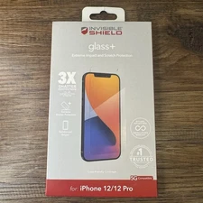 ZAGG - InvisibleShield® Glass+ Screen Protector for Apple iPhone 12 and 12 Pro