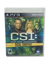 CSI: Crime Scene Investigation - Fatal Conspiracy (Sony PlayStation 3, 2010)