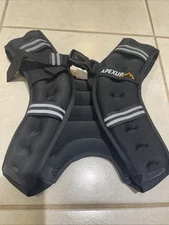 APEXUP Weighted Vest Men/Women 10 lbs Weighted Strength Training Cardio Black