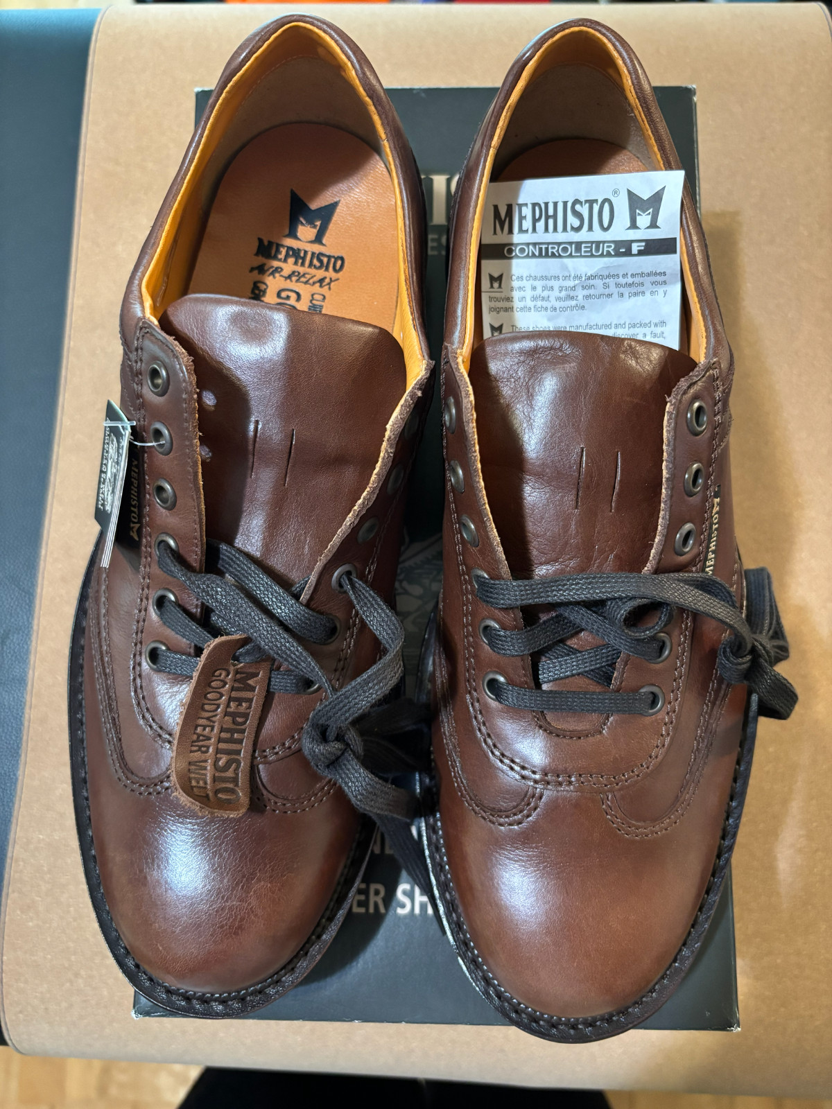 Mephisto Adriano Oxfords - Chestnut