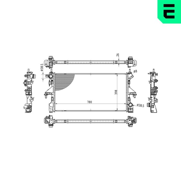ERA MotorküHler WasserküHler 673006 FüR Peugeot Boxer Bus Bluehdi 110 130 160 3-image