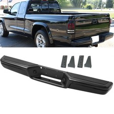 Rear Bumper Black Dodge Dakota Pickup Truck Step Bumper Assembly Texture Black Rear Bumper Black Dodge Dakota Pickup Truck Step Bumper Assembly Texture Black