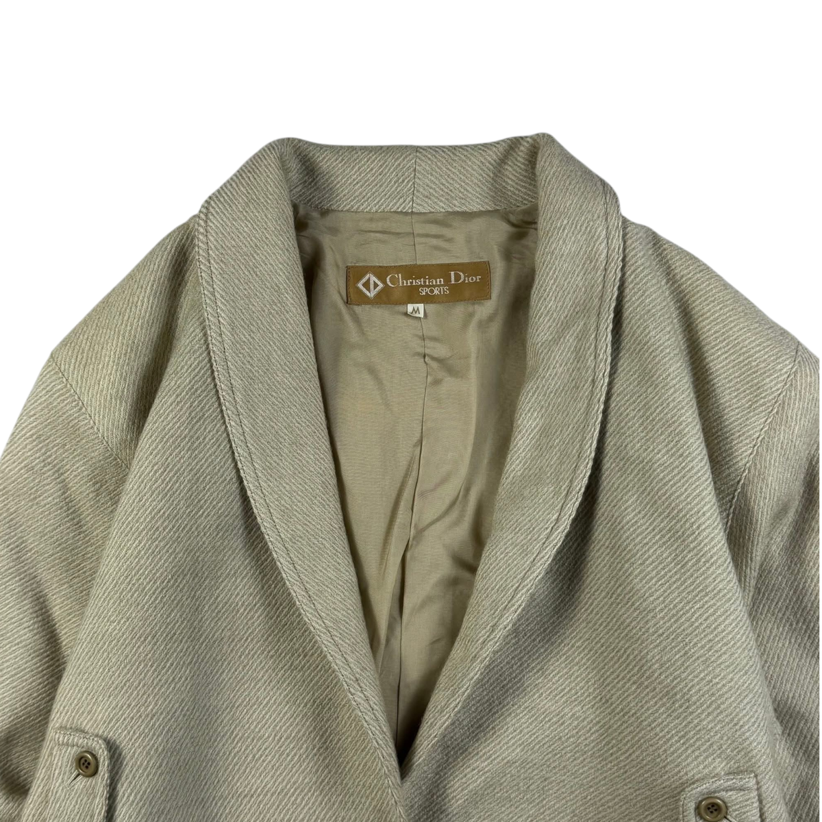 Vintage Christian Dior Sports Wool Bomber Jacket Men