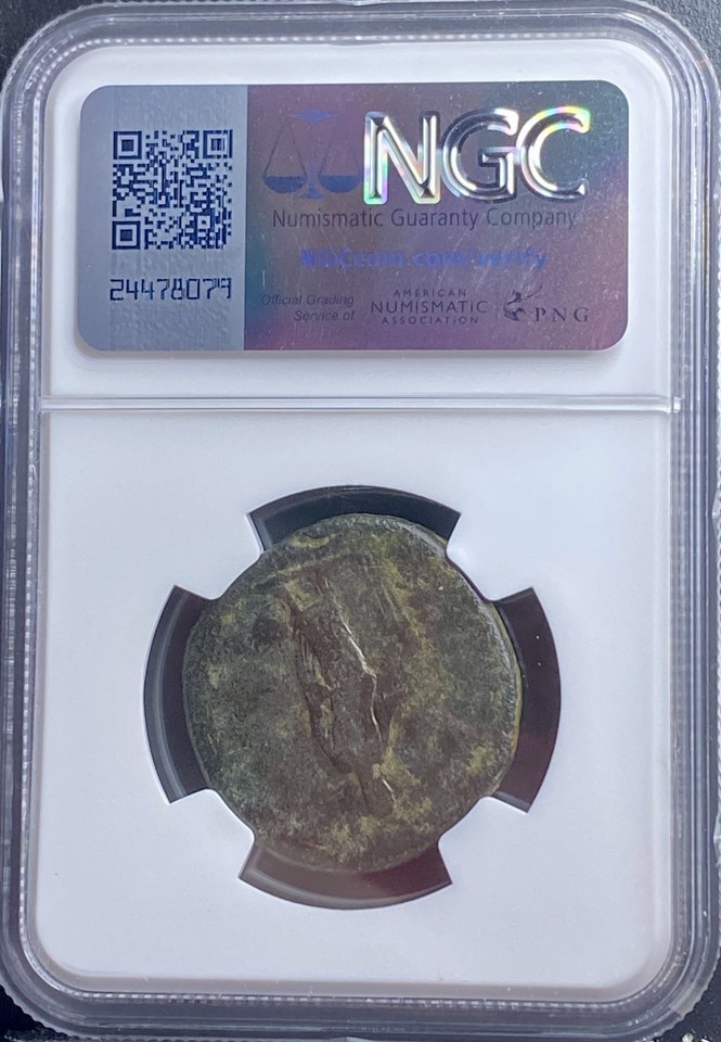 Emperor Commodus Sestertius NGC Graded Ancient Roman Coin 177-192AD ...