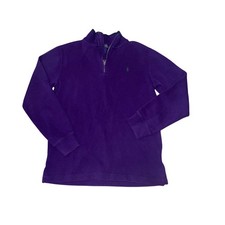 Boys Polo Ralph Lauren Quarter Zip Sweater Size L 14-16