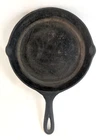 Vintage Single Notch Lodge  #6 Cast Iron Skillet 1930-1940 Raised #2 at Handle