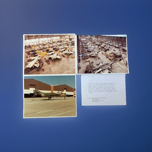 Original Boeing F-4C Phantom II Factory Photos Cold War Aviation Archive